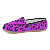 PINK LEOPARD CASUAL SLIP ON CANVAS SHOE (sz 4.5-14)