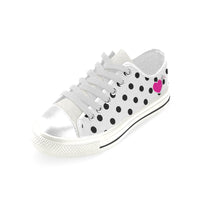 POLKA LIKE A DOT LOW TOP CANVAS GIRLS' SNEAKERS
