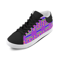 KUTE KENTE MID TOP CANVAS GIRLS' SNEAKERS (sz 5-11)