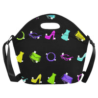 PAPER DOLLS NEOPRENE LUNCH TOTE WITH STRAP