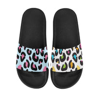 MIXIE SLIDE LEOPARD SANDALS