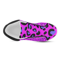 FASHION GIRL GRAFFITI MID TOP CANVAS GIRLS' SNEAKERS (sz 5-11)
