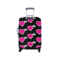 HEART AND NEEDLE LUGGAGE COVER - SMALL