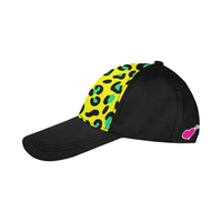 YELLOW AND GREEN LEOPARD MIXIE DAD CAP