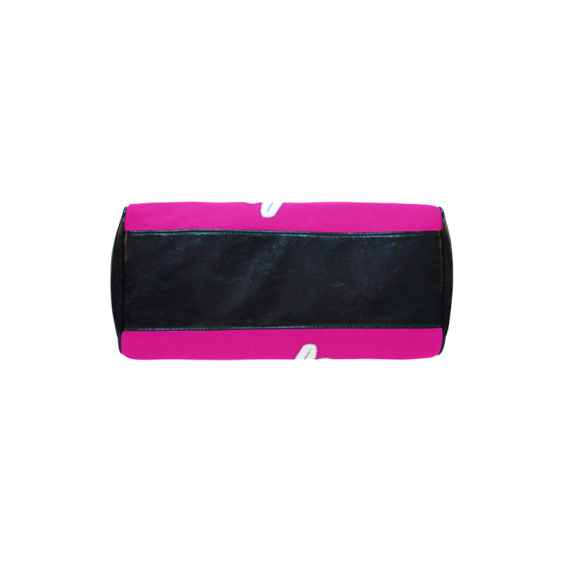 HEART AND NEEDLE SPEEDY HANDBAG - PINK