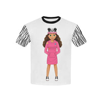 MISS CAMILA ZEBRA DESIGNER KIDS' TEE