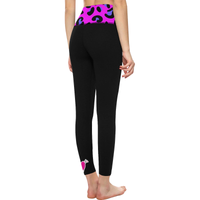 PINK LEOPARD HIGH WAIST YOGA LEGGINGS