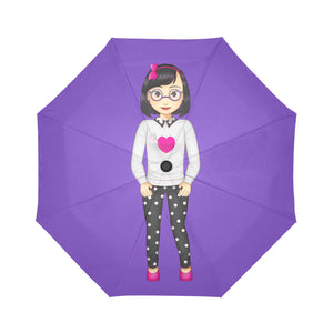 BEST FASHION FRIENDS AUTO FOLDING UMBRELLA- 4 STYLES