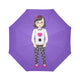 BEST FASHION FRIENDS AUTO FOLDING UMBRELLA- 4 STYLES