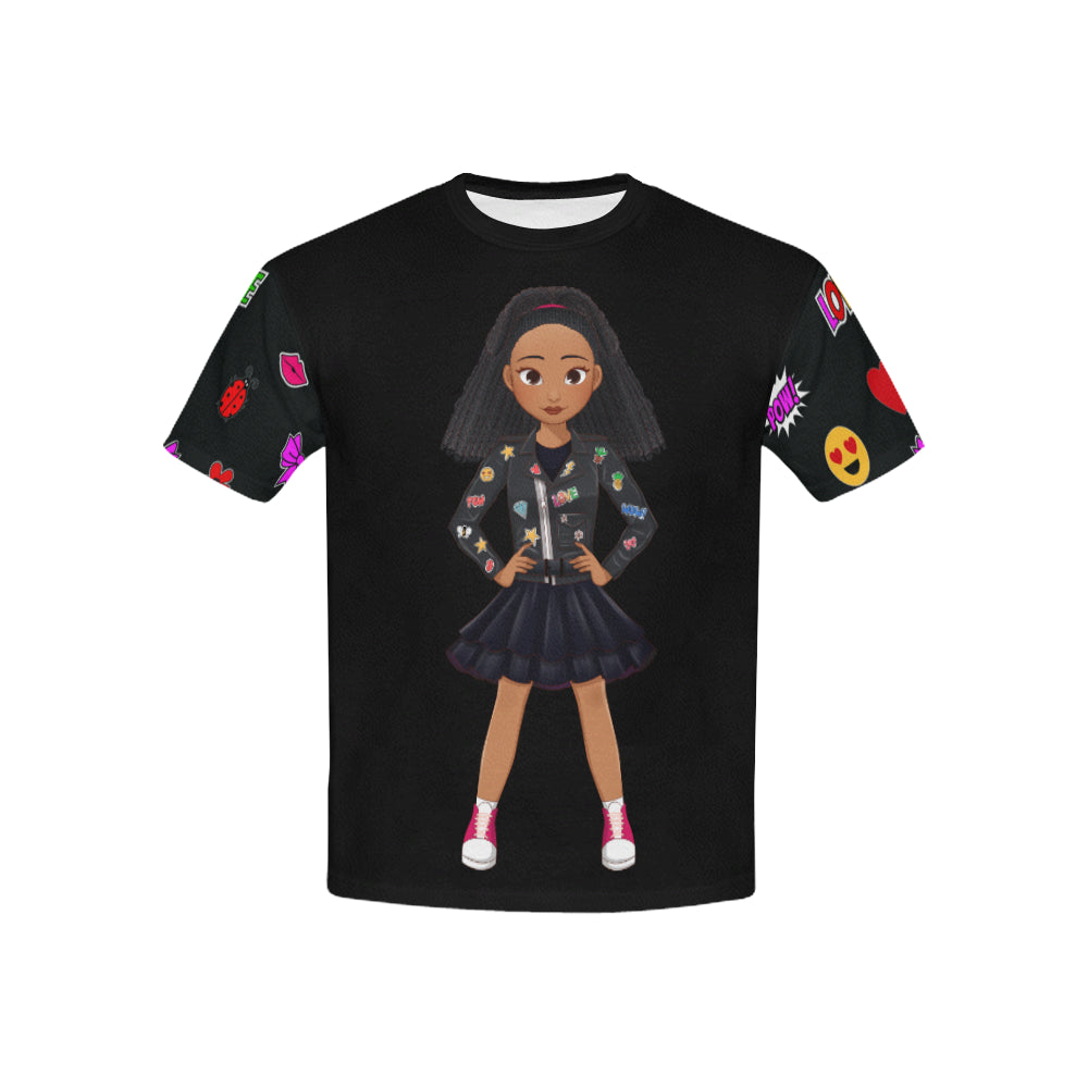 MISS APRIL EMOJI DESIGNER KIDS' TEE