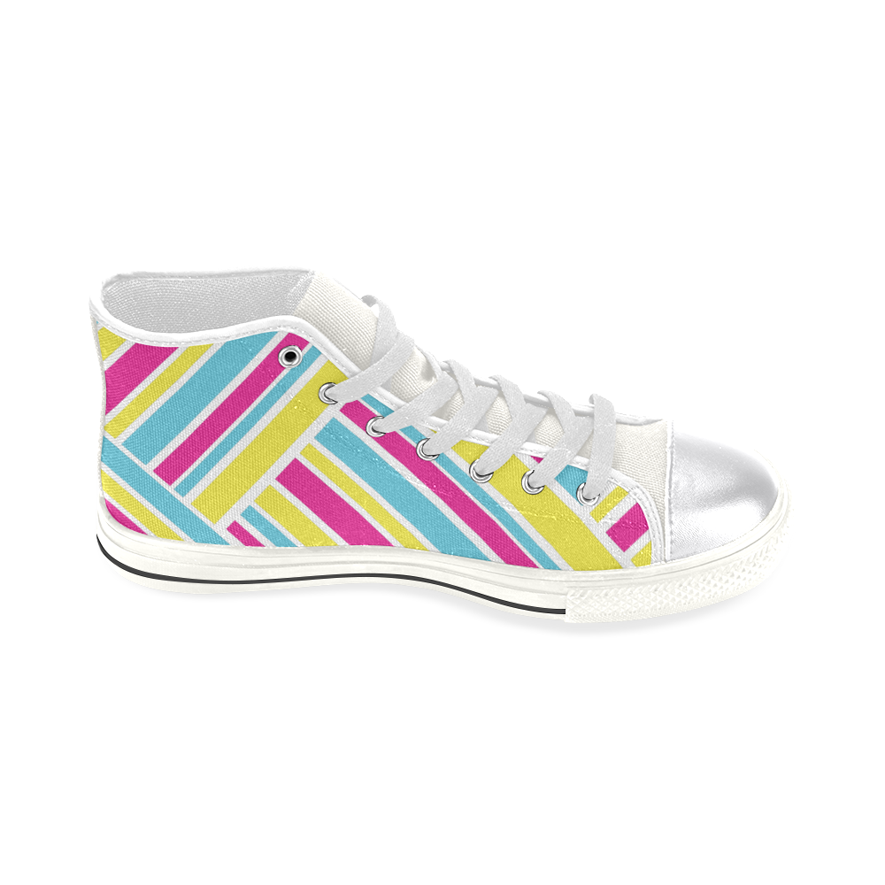HIGH TOP CANVAS SNEAKERS