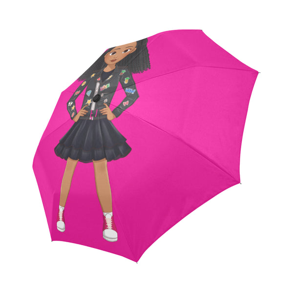 BEST FASHION FRIENDS AUTO FOLDING UMBRELLA- 4 STYLES