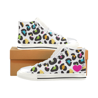 CABOODLE HIGH TOP CANVAS GIRLS' SNEAKERS