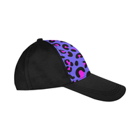 PINK AND PURPLE LEOPARD MIXIE DAD CAP