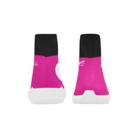 PINK PULL ON SOCK GIRLS' SNEAKERS (sz 5-12)