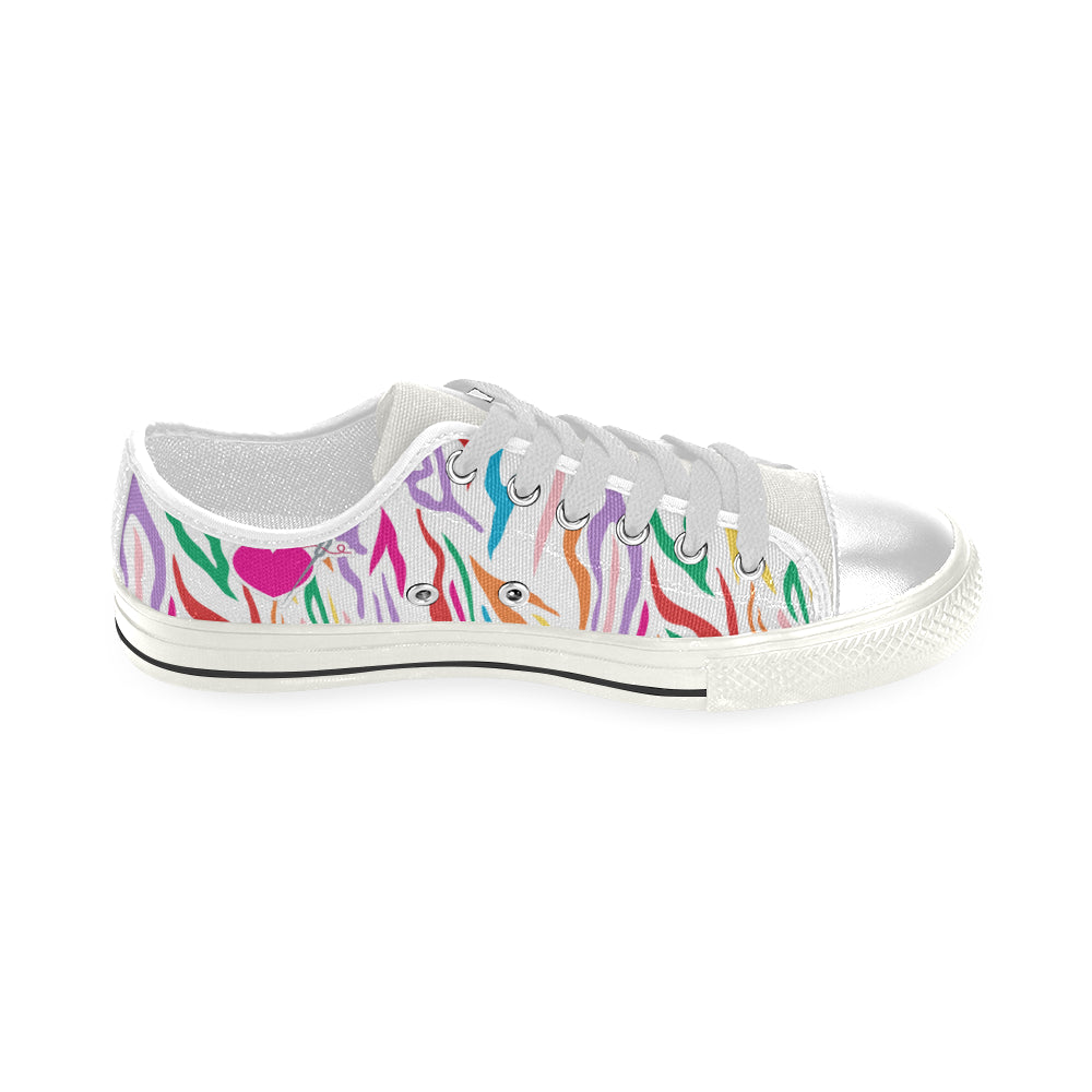 THE MISSY LOW TOP CANVAS GIRLS' SNEAKERS