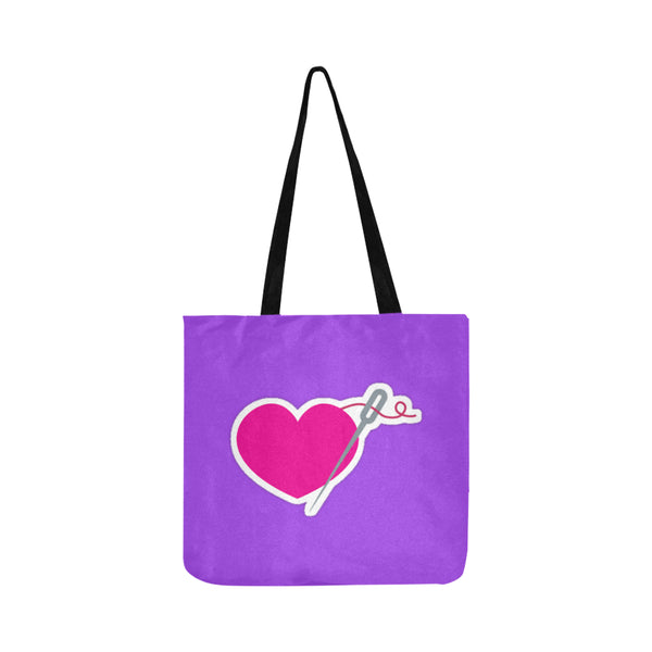 CHARMED TOTE BAG- purple