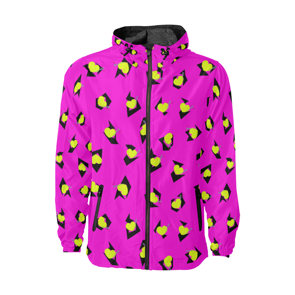 TOTALLY 80'S PINK FASHION WINDBREAKER