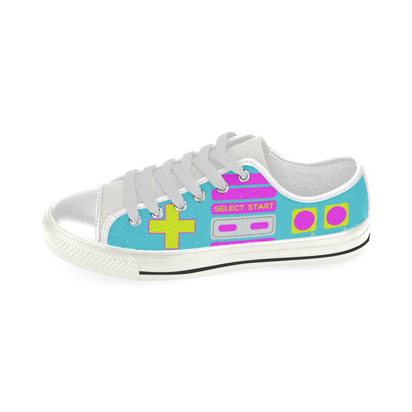 SHOE GAME LOW TOP CANVAS GIRLS' SNEAKERS