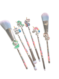 unicorn makeup brush set