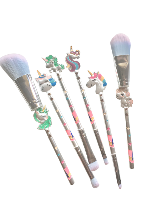 unicorn makeup brush set