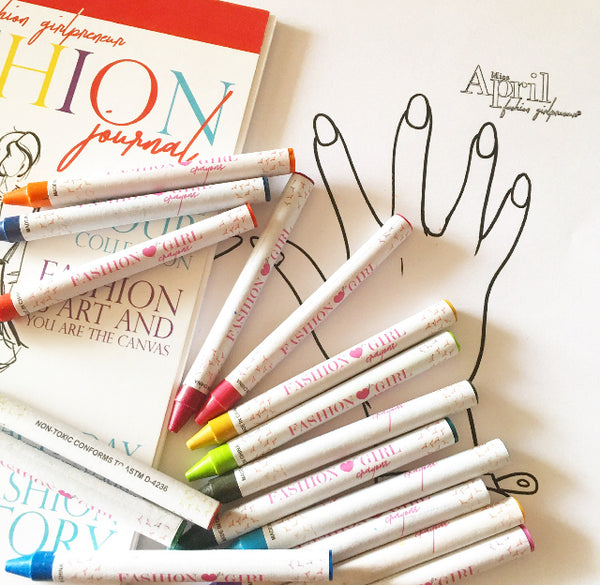 FASHION GIRL CRAYONS