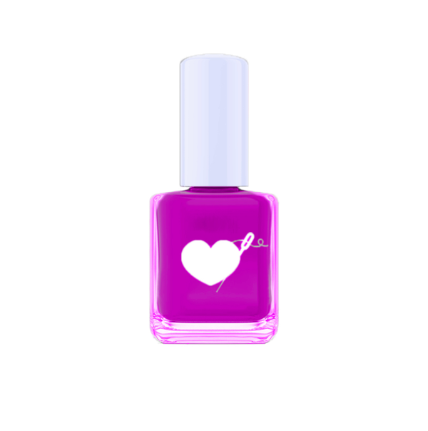 intense purple nail polish