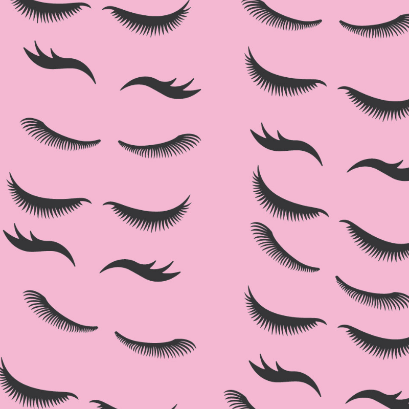 LOVELY LASHES WRAPPING PAPER