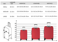 I HEART FASHION LUGGAGE COVER - MEDIUM