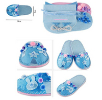 DIY Cute Peep-toe Slipper Sewing Kit