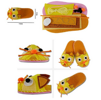 DIY Cute Peep-toe Slipper Sewing Kit