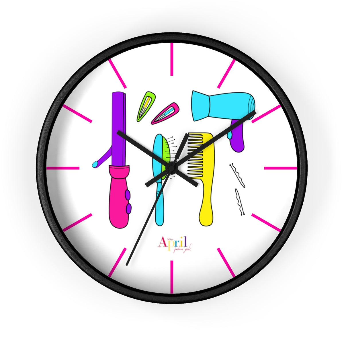 HAIR ESSENTIALS Wall clock
