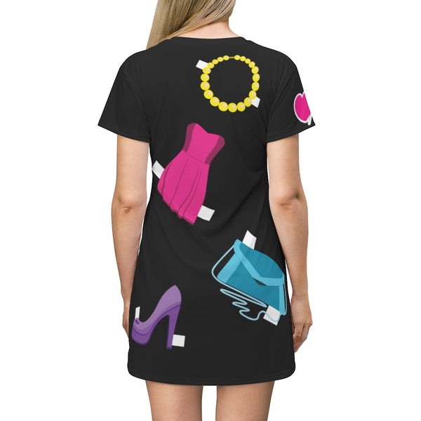 PAPER DOLL T-SHIRT DRESS