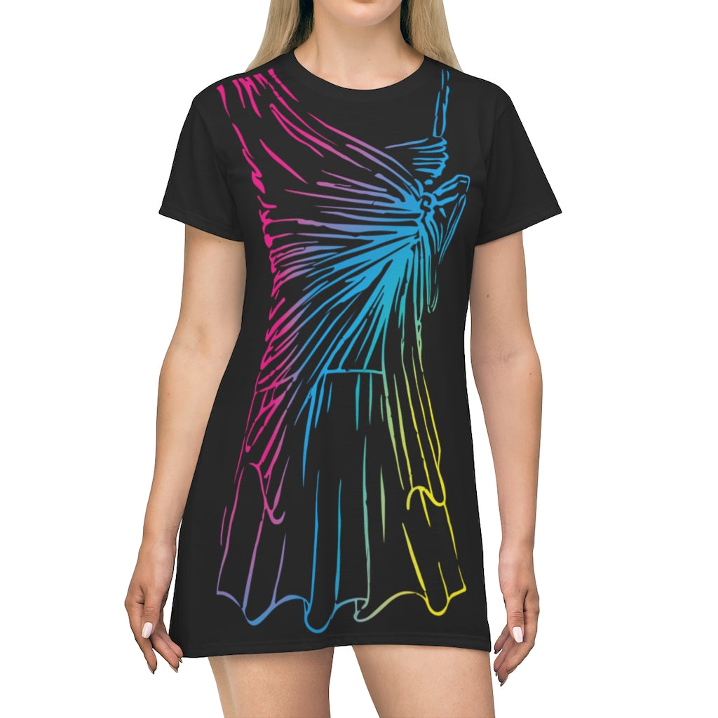 PROM DRESS T-SHIRT DRESS