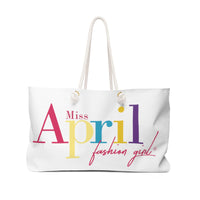 MISS APRIL FASHION GIRL Weekender Bag