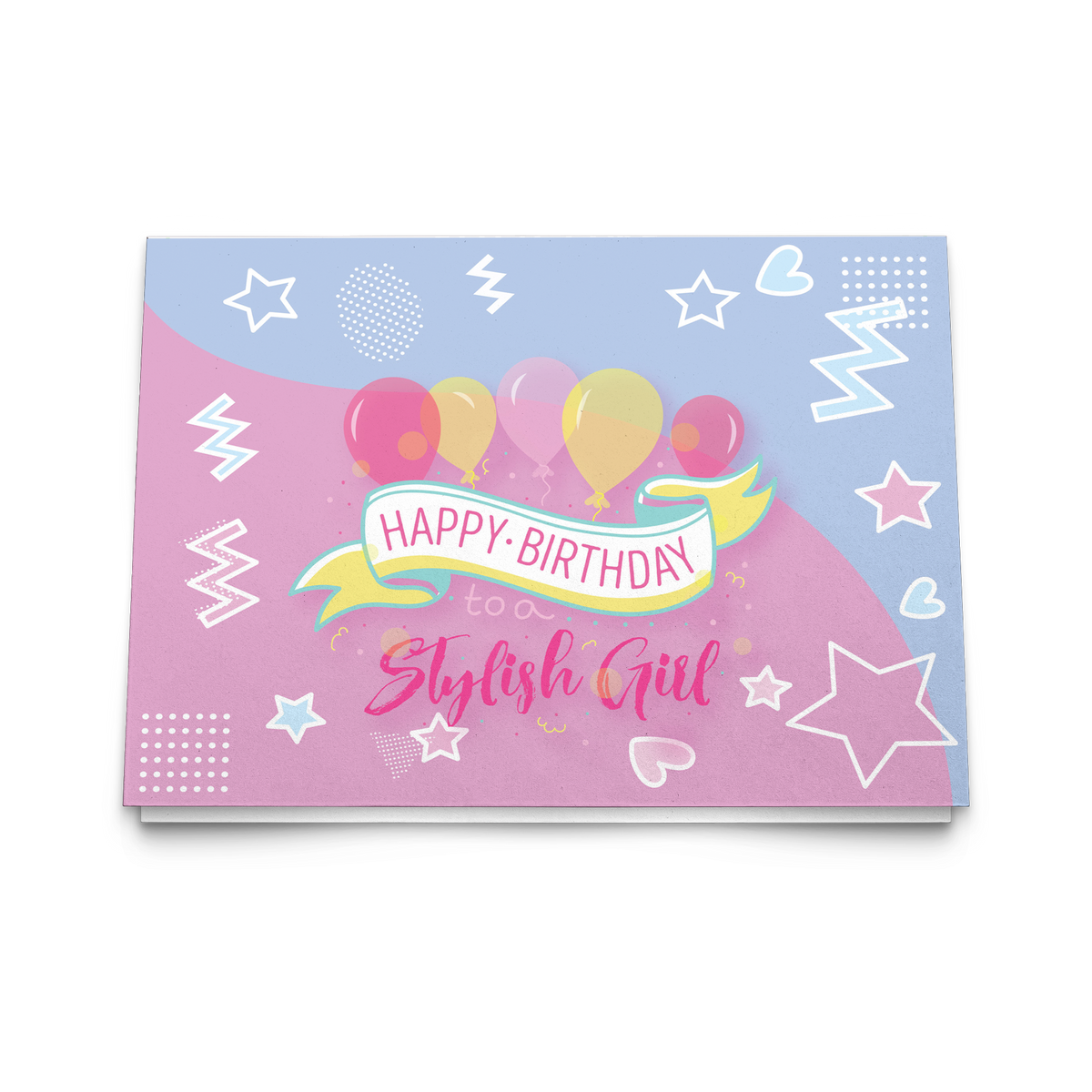HAPPY BIRTHDAY TO A STYLISH GIRL! NOTE CARD