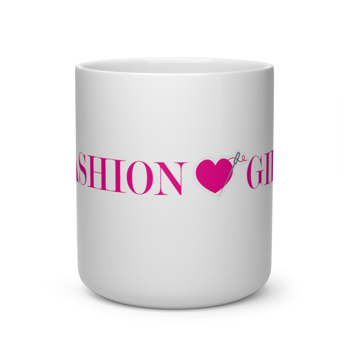 FASHION GIRL Heart Shape Mug