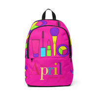 LET'S MAKE UP NEON PINK BACK PACK