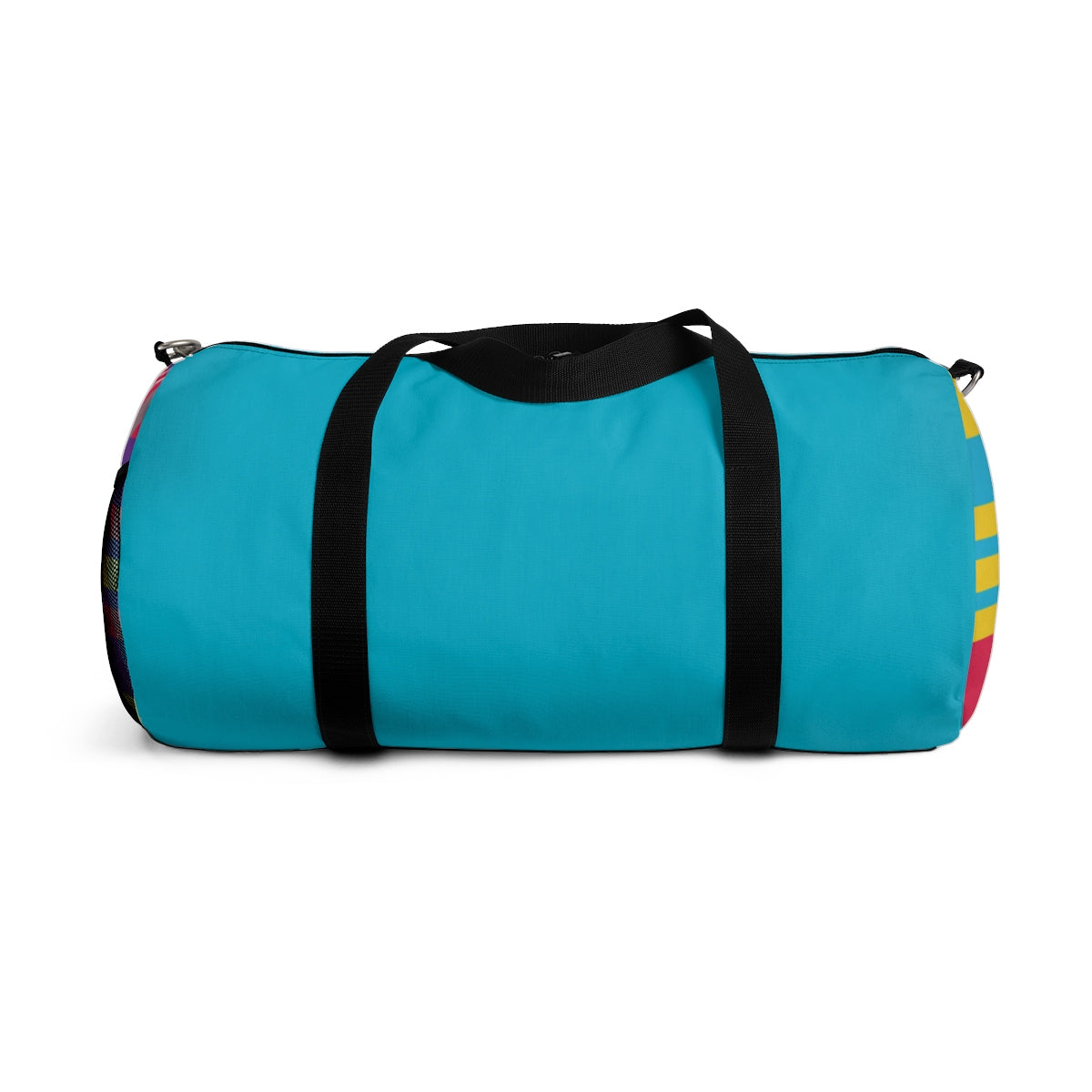MERRY PLAID Duffel Bag (teal)
