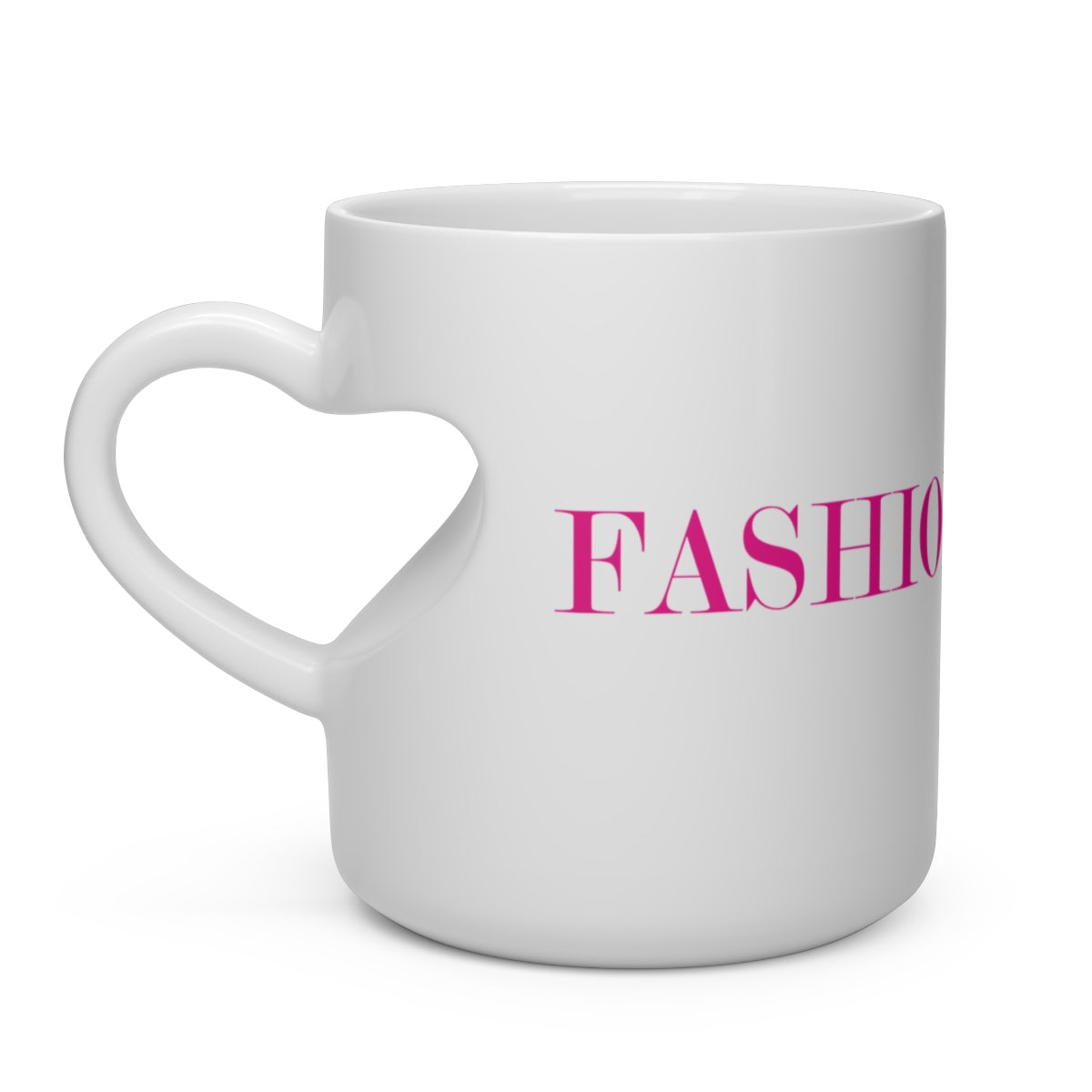 FASHION GIRL Heart Shape Mug