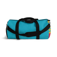 MERRY PLAID Duffel Bag (teal)