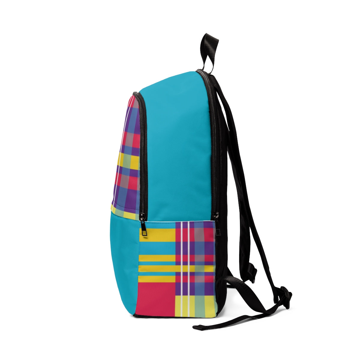 MERRY PLAID Back pack (teal)