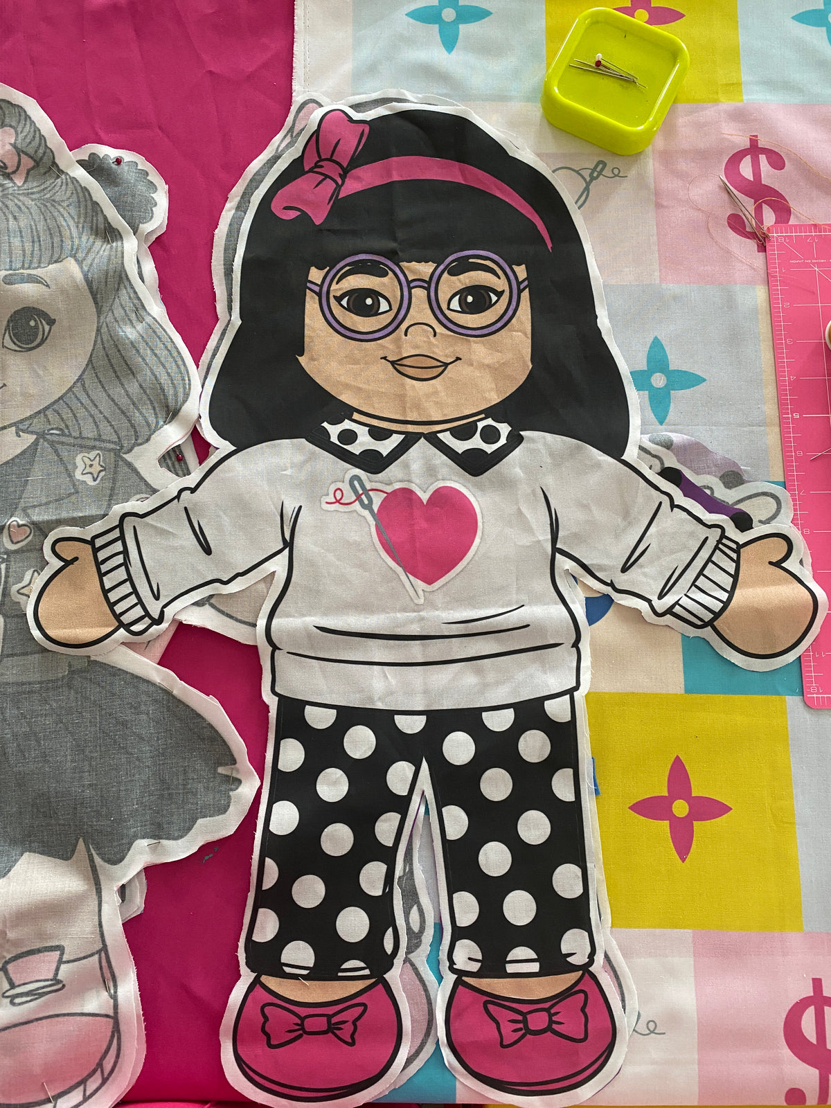 MISS DANI FASHION GIRL FABRIC PANEL