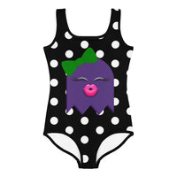 BOO-LOWEEN MISS GOOLIE LITTLE GIRLS SWIMSUIT