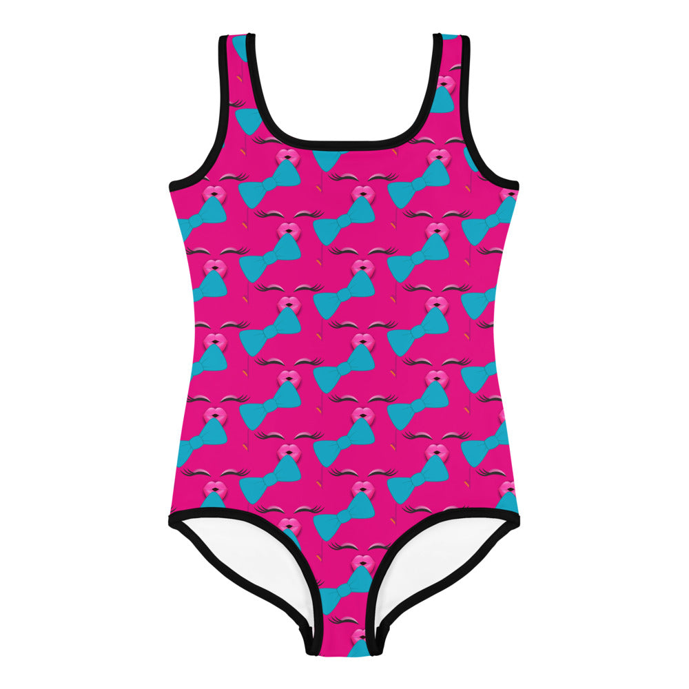 BOO-LOWEEN MISS PINKY LITTLE GIRLS SWIMSUIT