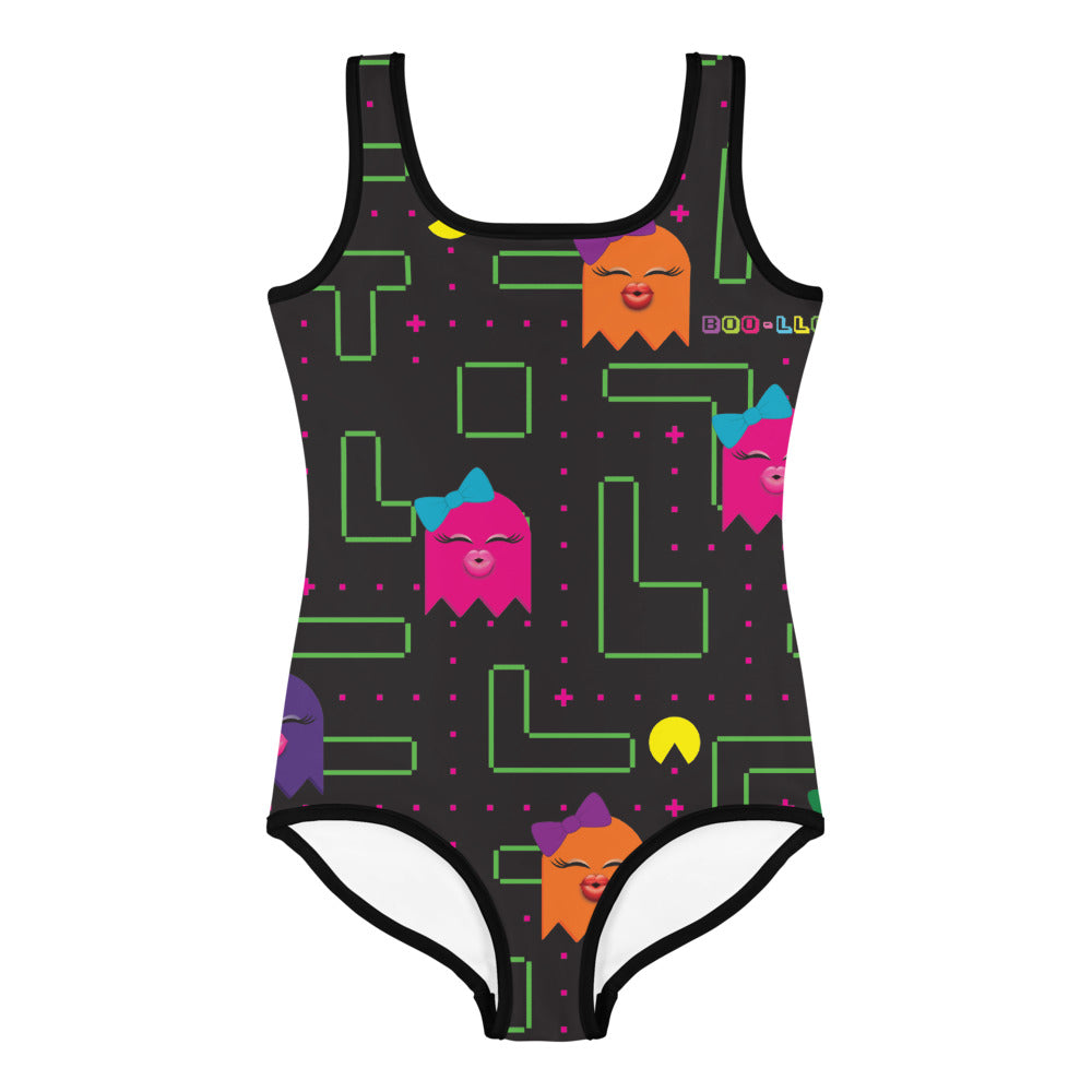 BOO-LLOWEEN LITTLE GIRLS SWIMSUIT