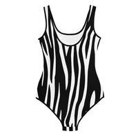 HEART AND NEEDLE ZEBRA YOUTH SWIMSUIT