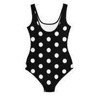 HEART AND NEEDLE POLKA DOT YOUTH SWIMSUIT