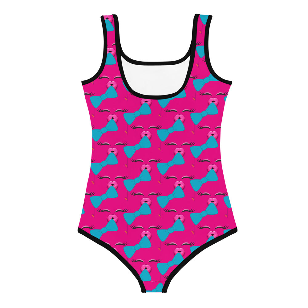 BOO-LOWEEN MISS PINKY LITTLE GIRLS SWIMSUIT