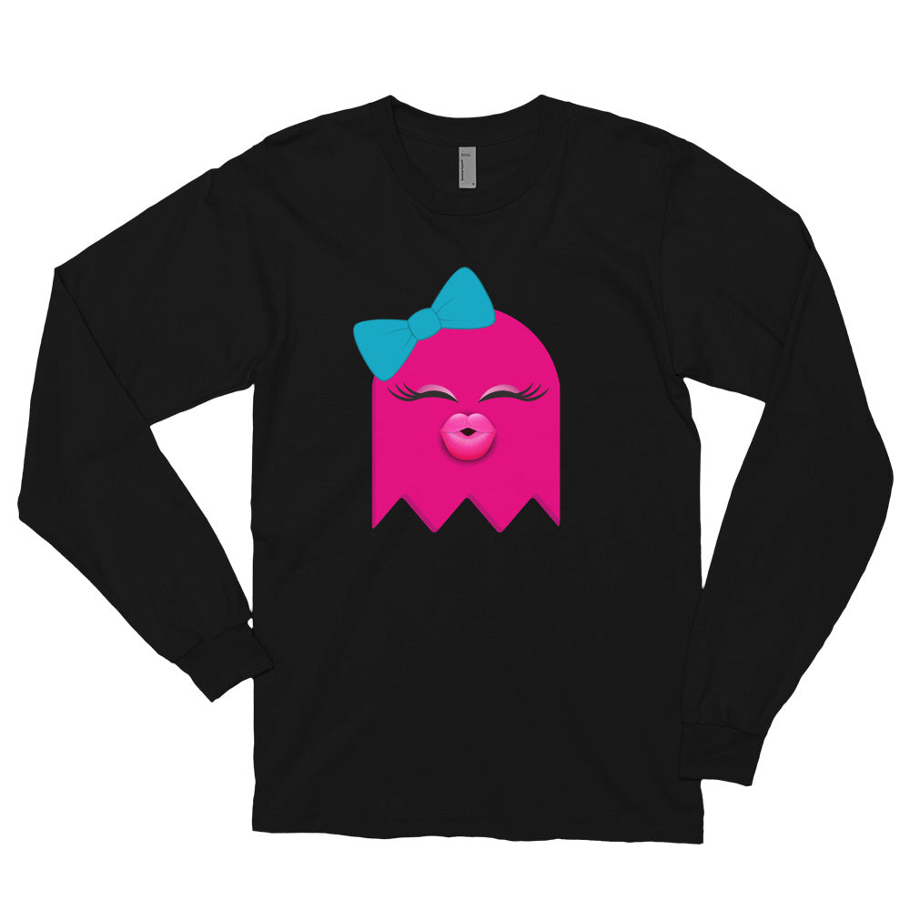 HEY BOO PINKY LONG SLEEVE T-SHIRT